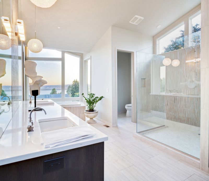 Spacious Walk-in Showers